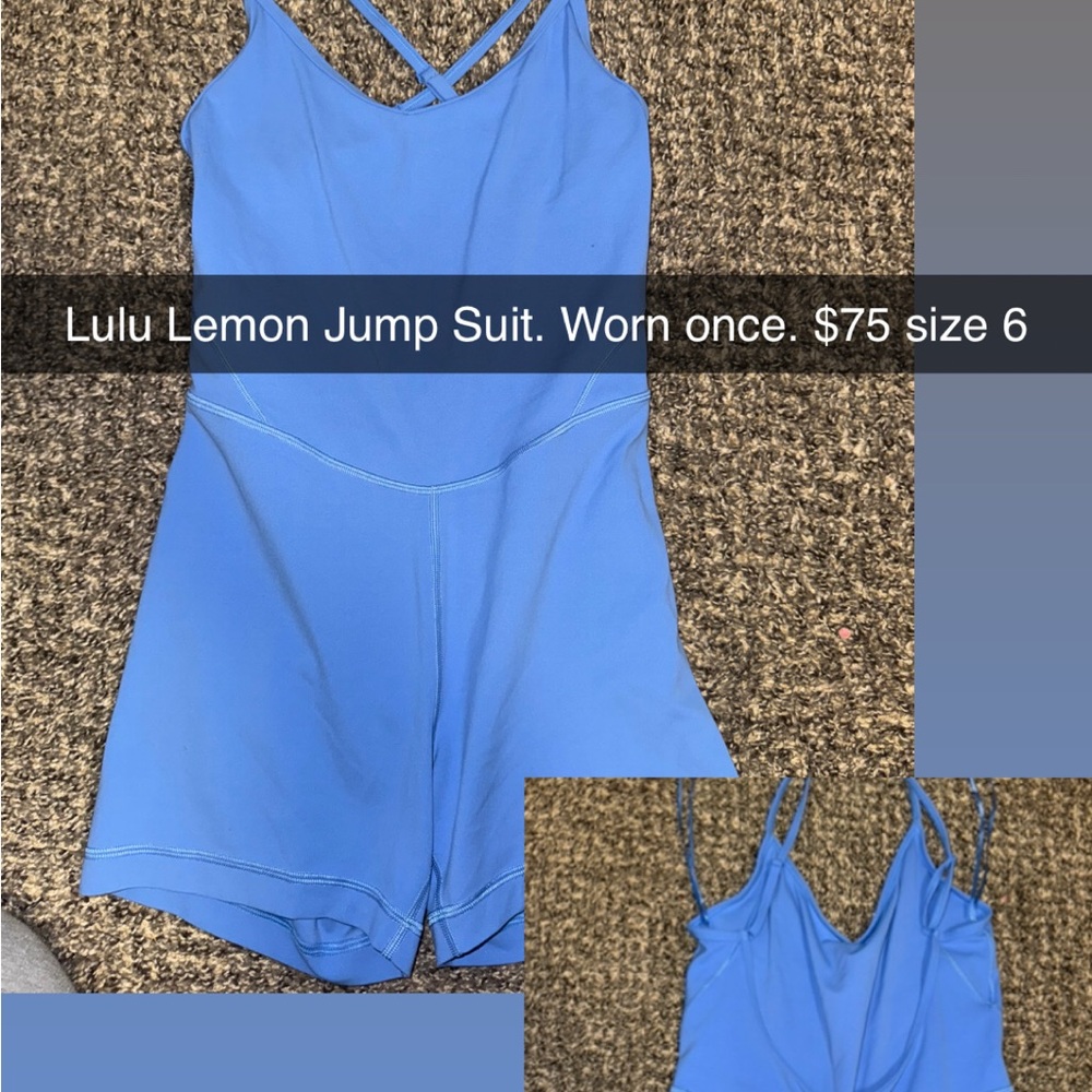 lululemon athletica Blue Athletic Shorts